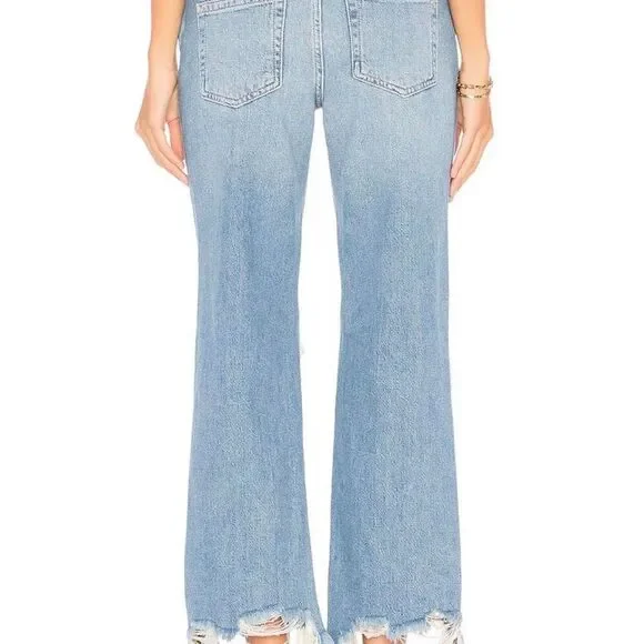 Free People Maggie Straight Distressed Ankle Jeans Women’s Size 29 - Picture 3 of 8